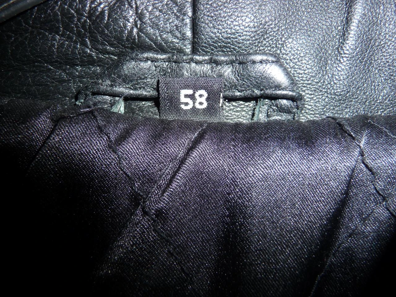 3/4 length leather jacket/blouson – photo 4